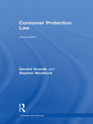 cover image of Consumer Protection Law